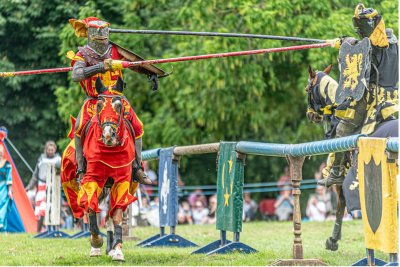 St George's Day 2025 Joust main arena 