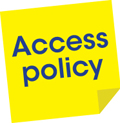 Access policy button