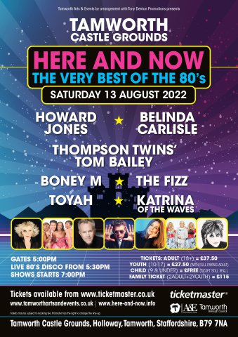 The very best of the 80s is coming to the Castle Grounds